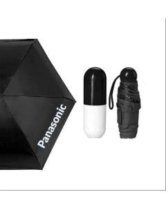 Mini Foldable Umbrella with Capsule Case