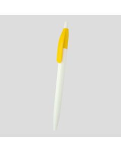 Plastic Ball Pens Customized Printing White body
