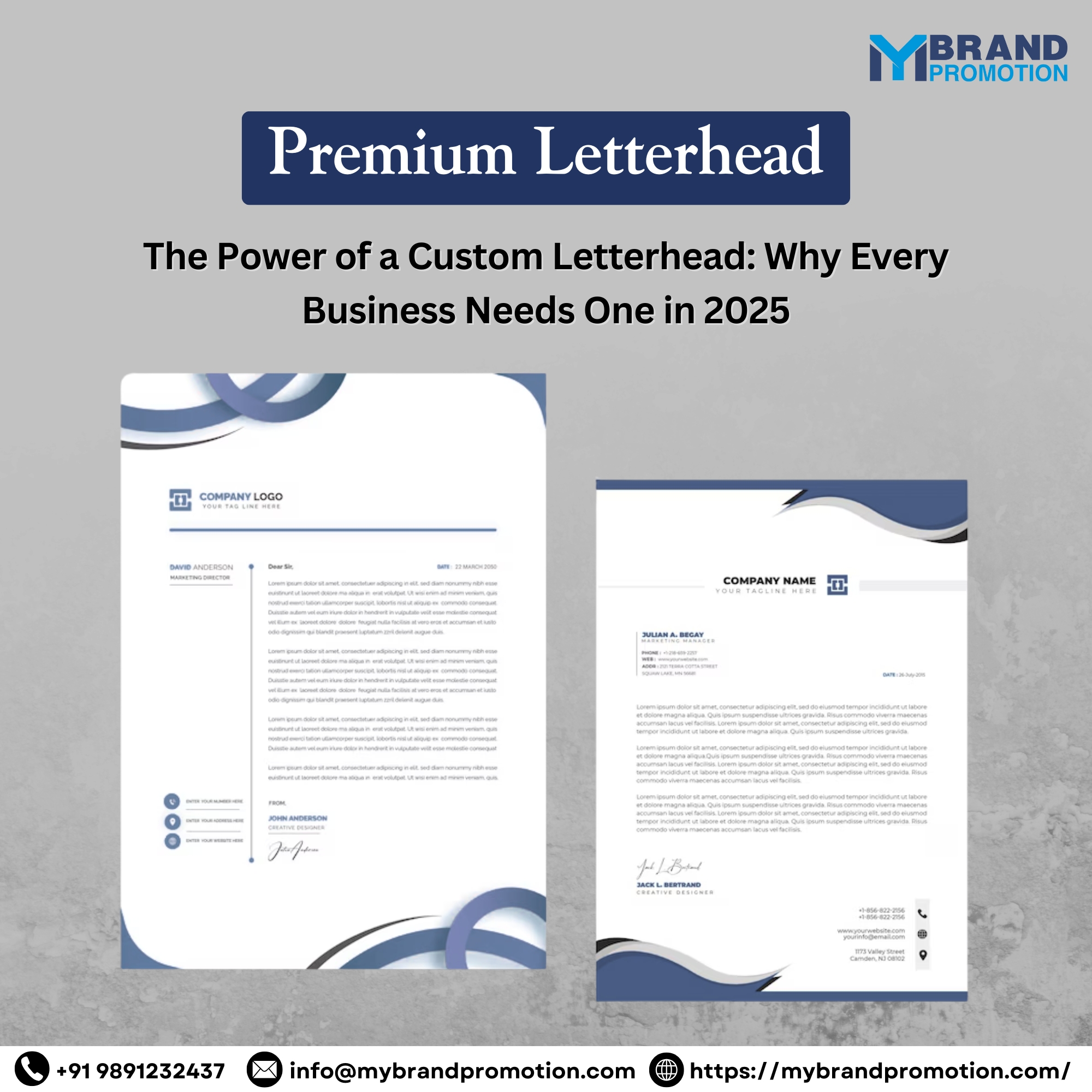 custom letterhead