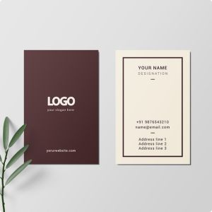 Vertical Visiting Cards